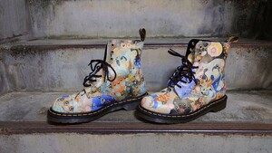 dr.martens ドクターマーチン 浮世絵 和柄 UK7 26.0cm 革靴 皮靴