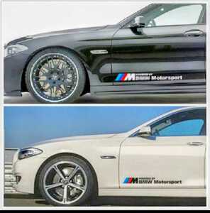BMW モータースポーツ M Limited ウエストライン　ビッグ　ステッカー　2枚セット　ホワイト 売り切れ