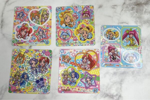 ハピネスチャージプリキュア ドキドキプリキュア シール 丸美屋