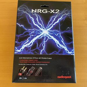 ★美品★オーディオクエスト AudioQuest オーディオ用電源ケーブル NRG-X2 1.8mの画像2