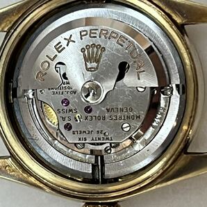 希少 18金 14金 無垢 ROLEX ロレックス オイスターパーペチュアル 6548 18k 14kの画像8