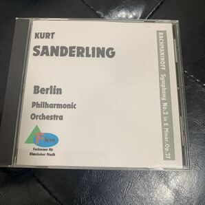 KURT SANDERLING CD ベルリンフィルハーモニー rachmaninoff クラシックの画像1