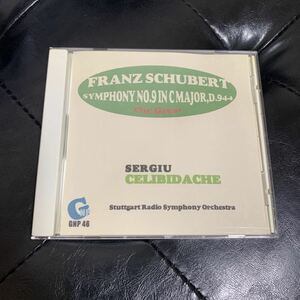 FRANZ SCHUBERT SERGIU CELIBIDACHE CD クラシック　シュトゥットガルト
