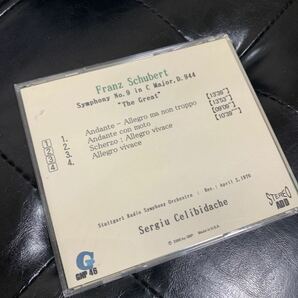FRANZ SCHUBERT SERGIU CELIBIDACHE CD クラシック シュトゥットガルトの画像2