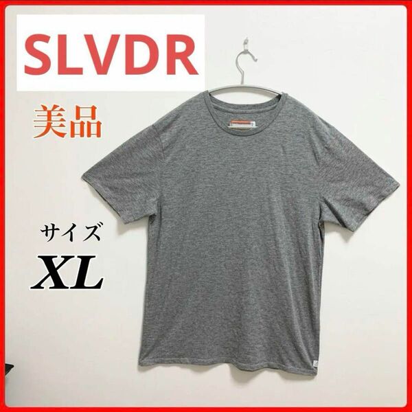 SLVDR 古着　レディース　Tシャツ　ティーシャツ　カットソー　半袖　グレー