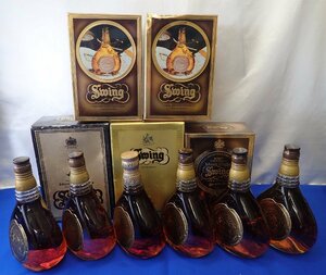 ◎【未開栓】 ジョニーウォーカー スイング 6本セット JOHNNIE WALKER SWING 750ml 43% スコッチ ウイスキー 特級 スウィング 未使用