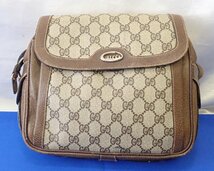 ◎GUCCI　グッチ　オールドグッチ　ショルダーバッグ　経年　GG柄　ヴィンテージ　レディース　クロスボディ_画像2