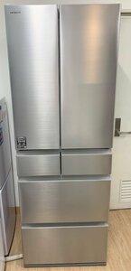 # operation goods old age style 2022 year made 485L Hitachi 6 door refrigerator R-H49S non freon refrigeration freezer refrigerator HITACHI silver 