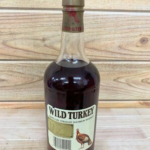 ■未開栓 WILD TURKEY 8年 ワイルド ターキー ケンタッキー バーボン ウイスキー 金キャップ 750ml 50,5%の画像3