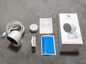 【中古】 Google Nest Cam（屋内用 / 電源アダプター式）