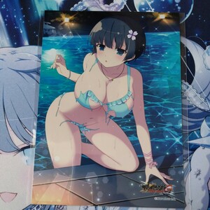 閃乱カグラ くじコレ 2L判ブロマイド イラストカード　ポストカード　夜桜2