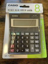 【新品未使用】CASIO カシオ 電卓 MS-7LBK-N_画像1