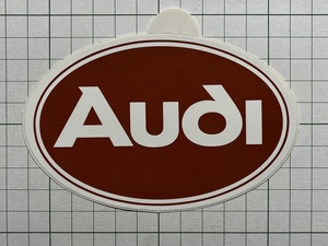 外国 古いステッカー：audi アウディ 自動車 車 ロゴ 広告 ビンテージ 海外 +Ke