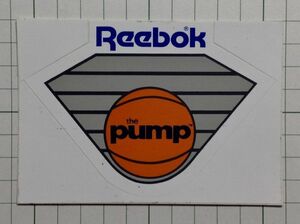 古い 外国のステッカー：Reebok リーボック 80年代 ビンテージ 70年代 販促 広告 ロゴ VETEMENTS +Pb