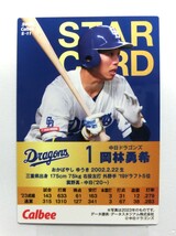 ★プロ野球チップス 2024 第１弾 岡林勇希 スターカード（キラカード）Ｓ-11　中日ドラゴンズ★_画像2