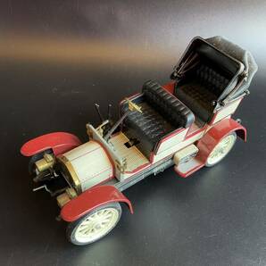 【181】ベンツ クラシックカー ／ 可動品 ／ 約19センチ／ ◆Tin Toy ブリキ（中古）／ 1円スタート／ ゆうパック80サイズ ／金曜日発送の画像8