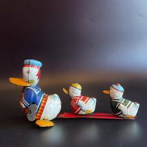 【243】ダックの親子 ／ 可動品 ／ ◆Tin Toy　ブリキ（中古）／ 1円スタート／ ゆうパック80サイズ ／金曜日発送_画像3