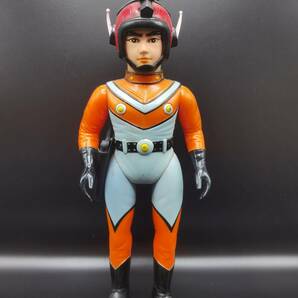 【257】TAC隊員 北斗星司 ウルトラマンA ／ ブルマァク ／ ◎ソフビ （中古）／ 1円スタート／ゆうパック80サイズ ／金曜日発送の画像1