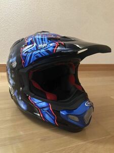 Arai アライ V-CROSS4 Vクロス4 BARCIA バーシア　ヘルメット　オフロードヘルメット　Mサイズ(57-58cm)