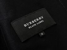 美品 爽快! バーバリーブラックレーベル ノバチェック COOLMAX カットソー生地 サマー テーラードジャケット M/2 紺 BURBERRY BLACK LABEL_画像9