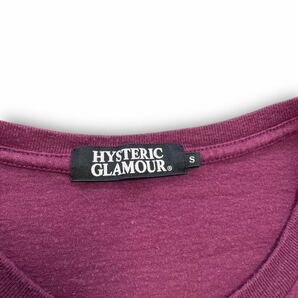 【HYSTERIC GLAMOUR】ヒステリックグラマー プリントTシャツ MICHIGAN SEARCH AND DESTROY ヒスガール アメリカ星条旗 半袖Tシャツ エンジの画像6