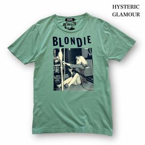 【HYSTERIC GLAMOUR】ヒステリックグラマー BLONDIE ブロンディ プリントTシャツ 両面プリント 半袖Tシャツ フォトプリント 日本製 緑