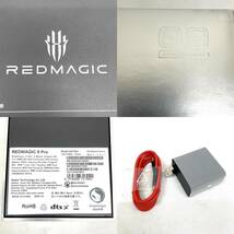 D6807*80　極美品　簡易動作OK　REDMAGIC　レッドマジック　9Pro　NX769J　5G対応　12G＋256G Sleet　ゲーミングスマートフォン　_画像8