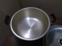 業務用アルミ製両手鍋 みゆき鍋 ホクセイ/Hokusei 内径36cm☆外径40cm_画像3