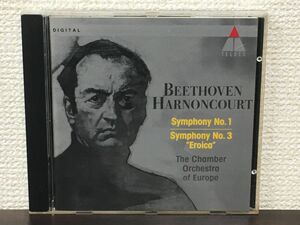 ベートーヴェン：交響曲第1番・第3番／ニコラウス・アーノンクール　ヨーロッパ室内管弦楽団【CD】