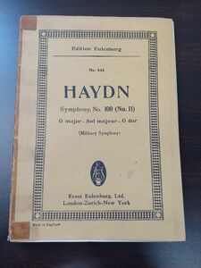 【洋書・楽譜・ミニスコア】HAYDN ハイドン／SYMPHONY／No.100／G major／Military Symphony