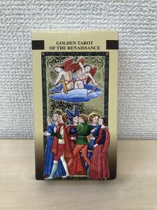 【英語／日本語訳なし】　GOLDEN TAROT OF THE RENAISSANCE　(英語他外国語版解説書付)　【オラクルカード等】