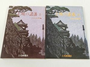 379-C20/上州の諸藩 上下巻セット/山田武麿/上毛新聞社/昭和56-57年/群馬県