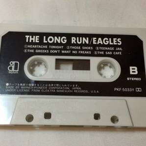 F【洋楽カセットテープ10】『EAGLES(イーグルス)/THE LONG RUN(ロング・ラン)』●歌詞カード付●ワーナーパイオニア●検)国内盤アルバムの画像3