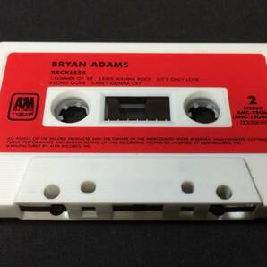F【洋楽カセットテープ48】『RECKLESS(レックレス)/BRYAN ADAMS(ブライアン・アダムス)』●歌詞・解説付●ワーナー●検)国内盤アルバムの画像3