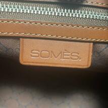 【美品】SOMES SADDLE ソメスサドル ショルダーバッグ 2way 本革 ハンドバッグ 茶 ブラウン レザー フルレザー オールレザー レア 希少_画像7