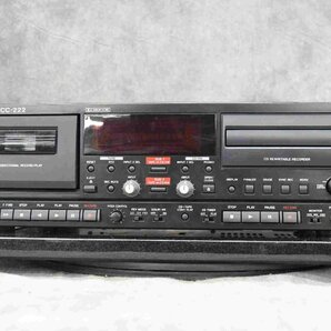 F☆TASCAM タスカム CDカセットレコーダー CC-222 ☆ジャンク品☆の画像2