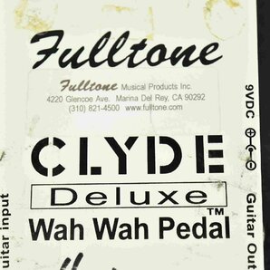 F☆Fulltone フルトーン CLYDE DELUXE Wah Wah Pedal ワウペダル ☆中古☆の画像8