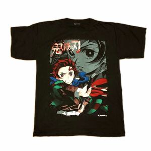 鬼滅の刃 竈門炭治郎 ラップT風 大判プリント XLサイズ Tシャツ DEMON SLAYER