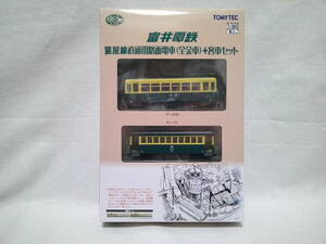 [ new goods ] Tommy Tec railroad collection na low gauge .. electro- iron cat shop line direct communication for tram ( all gold car )+ passenger car set 
