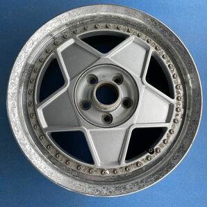 AUTO STRADA modena アウトストラーダ モデナ 17×8JJ+52 PCD114.3-5穴 ハブ径約60mm アルミホイール2本セットの画像2