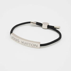 [ ultimate beautiful goods ] Louis Vuitton brass reLV Space bracele silver ×nowa-ru(24-167)