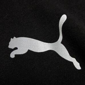 US/L 日本XL相当 大きめ 春物◆未使用 PUMA プーマ リラックスフィット 上下 スウェット パーカー スウェットパンツ セットアップ 黒の画像4