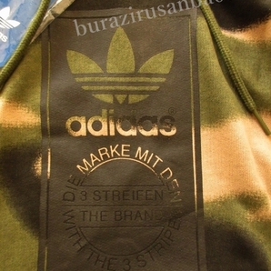 メンズ L◆未使用 定価2万 adidas originals アディダス オリジナルス 上下セット カモ柄 CAMO スウェット パーカー パンツ セットアップの画像4