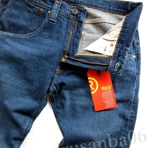 W32 未使用 定価14,300円 LEVI'S RED リーバイス レッド 502 TAPER ストレッチ テーパード デニムパンツ ジーンズ メンズ A26870001 の画像3