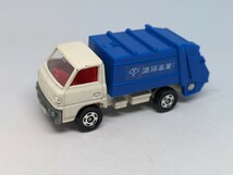 トミカ No10 ミツビシ キャンター　清掃事業　清掃車　 日本製 ミニカー トミー TOMY 三菱_画像1