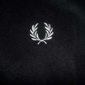 フレッドペリー ジャージー ジャケット FRED PERRY トラックジャケット ( J4620 Taped Track JKT ) サイズM ブラックの画像2