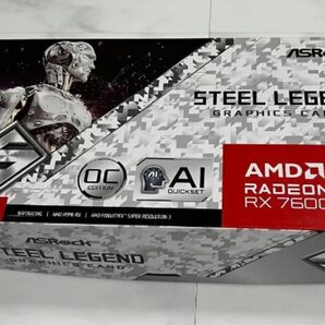 ASRock　AMD Radeon RX 7600 XT Steel Legend 16GB OC