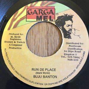 送料無料★レア 大ヒット ブジュ!! RUN DE PLACE / BUJU BANTON★