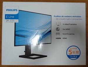 PHILIPS　液晶PCモニター　23.8インチ　①