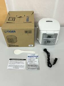  beautiful goods Tiger 3... microcomputer ..ja-JAI-R552 operation excellent white W 0.54L rice cooker one person living small capacity type TIGER original box attaching 